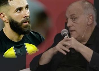 خافيير تيباس يهاجم الدوري السعودي ويصر ح لا أعرف النادي الذي يلعب له بنزيما