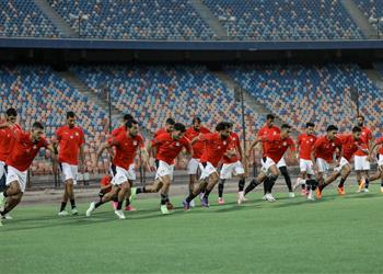 صور بمشاركة محمد صلاح منتخب مصر يخوض مرانه استعداد ا لمواجهة تونس