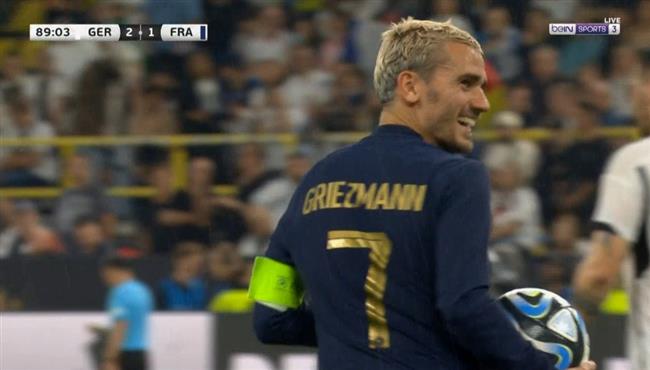 هدف جريزمان في مرمي المانيا