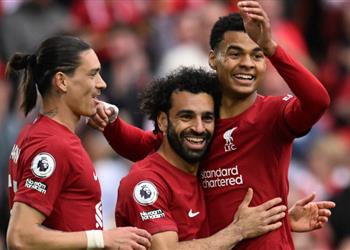 فيديو أسيست محمد صلاح جاكبو يسجل هدف تعادل ليفربول أمام ولفرهامبتون