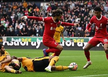 جماهير ليفربول عن محمد صلاح بعد الفوز أمام ولفرهامبتون الملك الإفريقي غير قابل للاستبدال