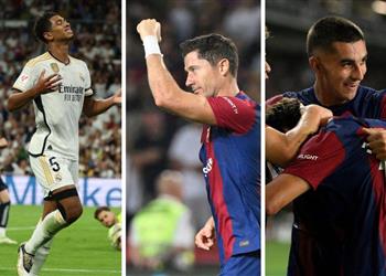 ترتيب هدافي الدوري الإسباني بعد نهاية الجولة الخامسة ليفاندوفسكي يقترب من بيلينجهام