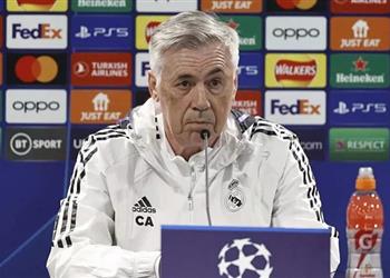 أنشيلوتي يختار الفريق المرشح للفوز بـ دوري أبطال أوروبا ويوضح إصابة كارفاخال