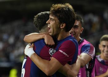 فيديو فيليكس يواصل تألقه وبرشلونة يصعق أنتويرب بخماسية في دوري أبطال أوروبا