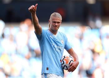 هالاند عن تسجيله هاتريك أمام فولهام لقد عدت ونفتقد جوارديولا أحيان ا