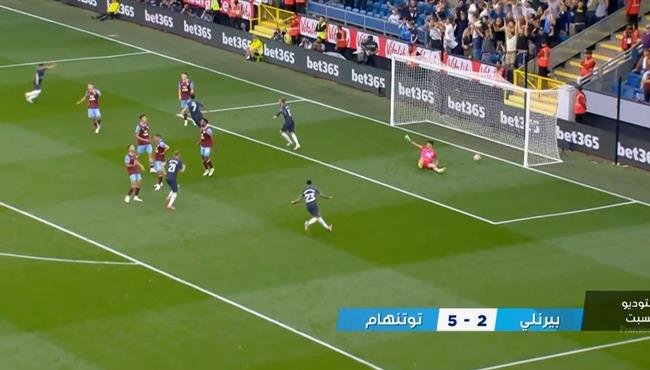 اهداف مباراة توتنهام وبيرنلي 5 2 الدوري الانجليزي
