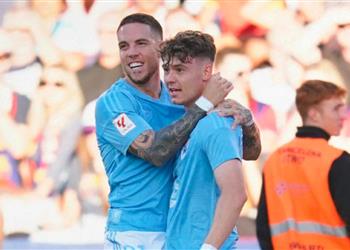 فيديو لارسن يسجل هدف سيلتا فيجو الأول أمام برشلونة