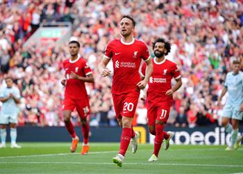 فيديو جوتا يسجل هدف ليفربول الثالث أمام وست هام