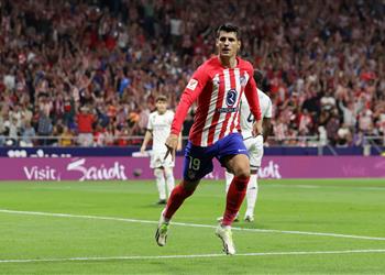 فيديو موراتا يسجل هدف أتلتيكو مدريد الأول أمام ريال مدريد
