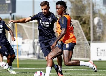 فينيسيوس وجولر يعودان لتدريبات ريال مدريد قبل مباراة لاس بالماس