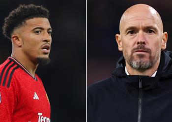 سانشو يواصل تصرفاته الغريبة بعد أزمته مع تين هاج