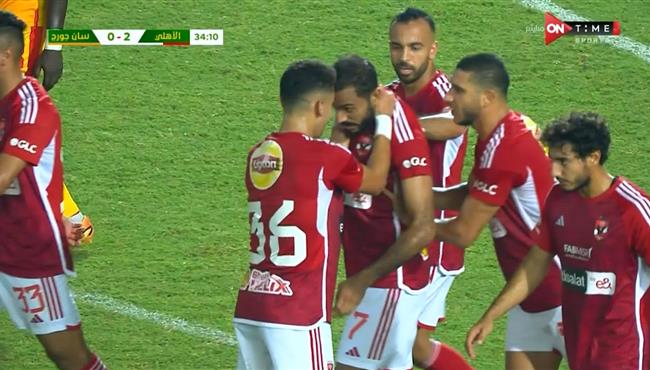 هدف كهربا الاول في مرمي سان جورج بدوري ابطال افريقيا