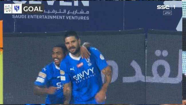 هدف ميتروفيتش في مرمي الشباب اسيست نيمار