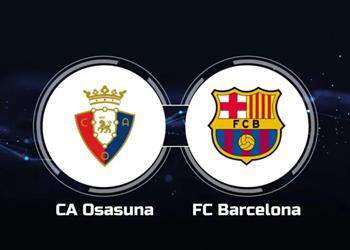 القناة الناقلة لمباراة برشلونة وأوساسونا اليوم في الدوري الإسباني