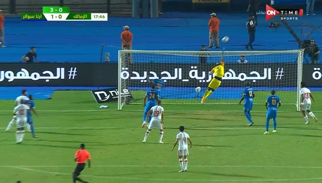 تصدي حارس ارتا سولار يحرم شيكابالا من تسجيل هدف