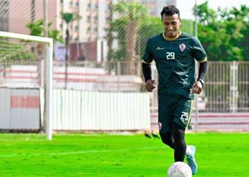 بعد غياب طويل محمد عبد الشافي يعود لتدريبات الزمالك