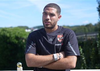 حمزه علاء المنافسة في الأهلي صعبة ومحمد الشناوي مثلي الأعلى