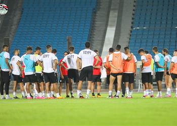 صور منتخب مصر يخوض مرانه الأول استعداد ا لمباراتي إثيوبيا وتونس بمشاركة 24 لاعب ا