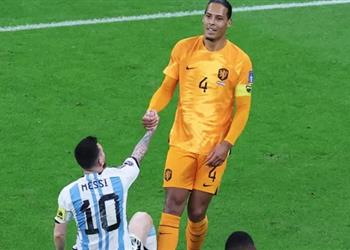 فان دايك لا أتفق مع تصريحات فان جال بشأن تتويج ميسي بـ كأس العالم
