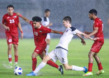 فيديو منتخب عمان يقلب الطاولة على فلسطين ويفوز عليه ودي ا