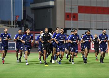 مران الأهلي اجتماع مطول بين كولر وسامي قمصان وراحة لرباعي الفريق الدولي