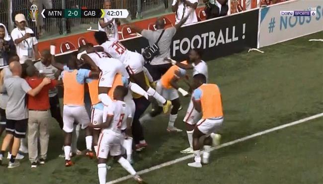 بالفيديو | هدف موريتانيا الثاني في مرمي الجابون بتصفيات كأس امم افريقيا 1 l