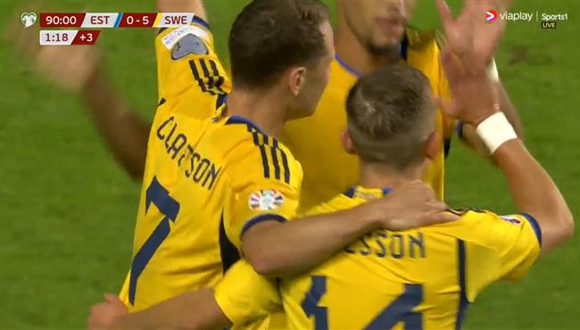 بالفيديو | اهداف مباراة السويد واستونيا (5-0) تصفيات كاس امم اوروبا 1 l