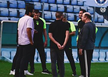 مران الزمالك أحمد سليمان يعقد جلسة خاصة مع اللاعبين وغياب ثلاثي الفريق