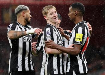 فيديو إيزاك يسجل هدف تعادل نيوكاسل أمام ليفربول