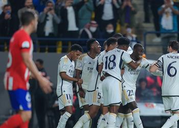 في مباراة الـ8 أهداف فيديو ريال مدريد يتخطى أتلتيكو مدريد ويتأهل لنهائي السوبر الإسباني بسيناريو درامي