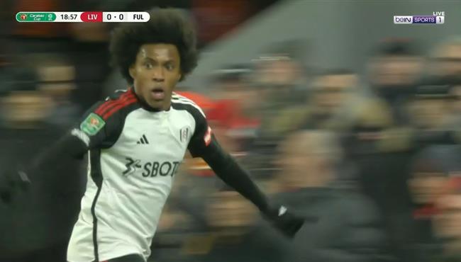 هدف وليان في مرمي ليفربول بعد خطأ من فان دايك بكاس اللرابطة الانجليزية