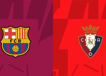 موعد والقناة الناقلة لـ مباراة برشلونة وأوساسونا اليوم في نصف نهائي كأس السوبر الإسباني والمعلقين
