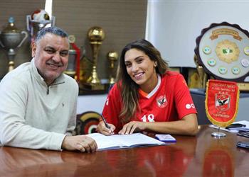 تأكيد ا لـ بطولات الأهلي يضم لاعبة الطائرة ندي حمدي