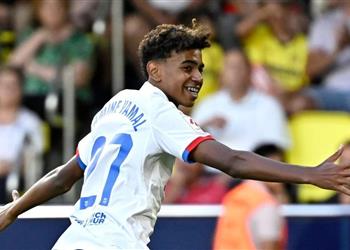 فيديو لامين يامال يسجل هدف برشلونة الثاني أمام أوساسونا