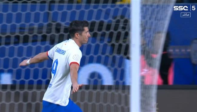 هدف ليفاندوفسكي في مرمي اوساسونا بكاس السوبر الاسباني