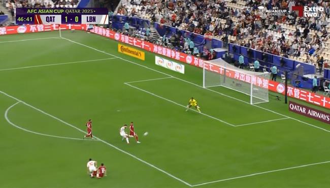 فرصة خطيرة من لبنان علي مرمي قطر في كأس امم اسيا