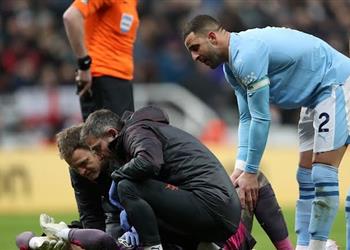 مانشستر سيتي يتلقى ضربة موجعة بإصابة إيدرسون أمام نيوكاسل