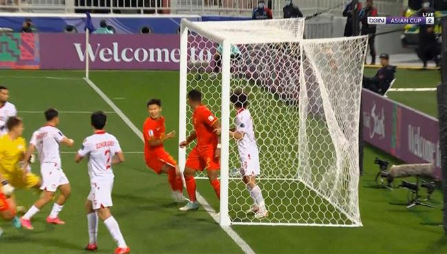 هدف الصين الملغي امام طاجيكستان في كأس اسيا