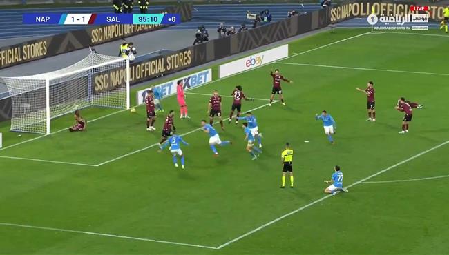 اهداف مباراة نابولي وساليرنيتانا 2 1 الدوري الايطالي