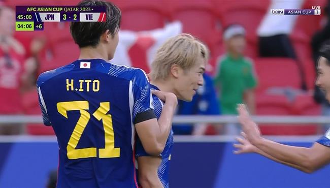 هدف اليابان العالمي في مرمي فيتنام بكاس اسيا