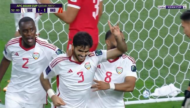 هدف الامارات الثاني في مرمي هونج كونج بكأس اسيا