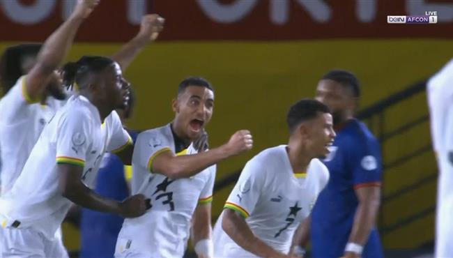 هدف تعادل غانا مع الرأس الاخضر في كاس امم افريقيا