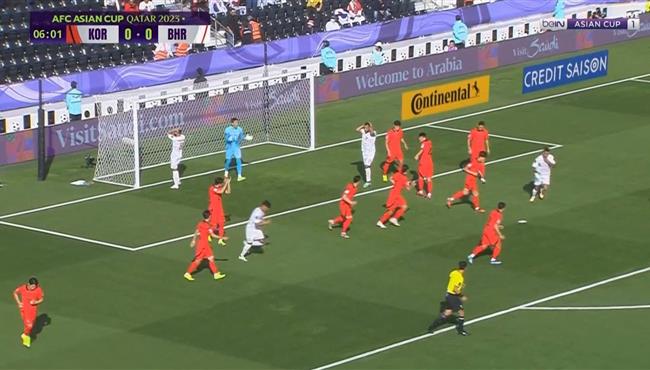 اول فرصة خطيرة من البحرين علي مرمي كوريا الجنوبية