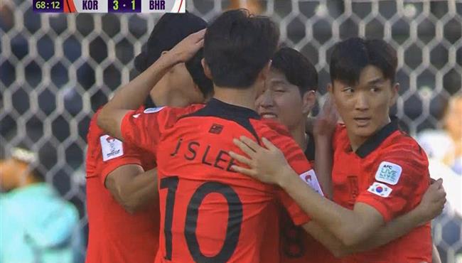 اهداف مباراة البحرين وكوريا الجنوبية 1 3 كاس اسيا