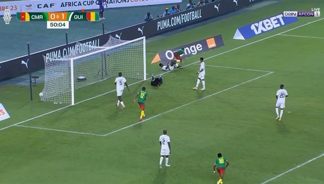 اهداف مباراة الكاميرون وغينيا 1 1 كأس امم افريقيا