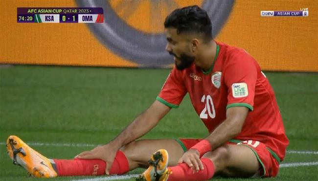صلاح اليحيائي كاد ان يسجل هدف رائع في مرمي السعودية بكاس اسيا