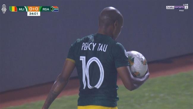بيرسي تاو يهدر هدف محقق لجنوب افريقيا امام مالي بكاس امم افريقيا