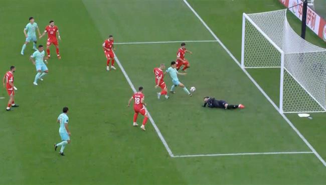 مدافع لبنان ينقذ مرماه من هدف محقق امام الصين بكاس اسيا