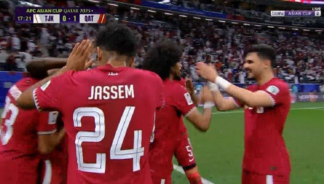 هدف فوز قطر علي طاجيكستان 1 0 كأس اسيا