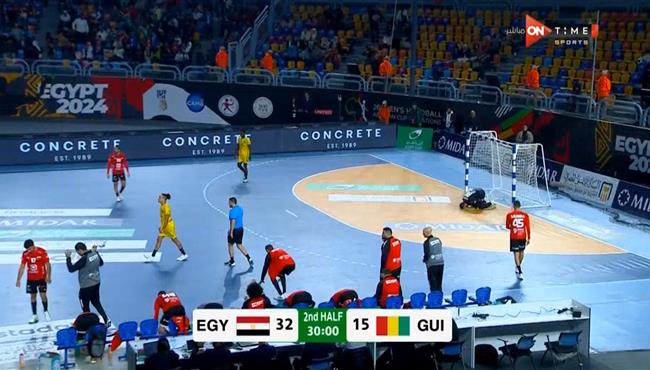 اهداف مباراة مصر وغينيا 33 15 كأس امم افريقيا لكرة اليد